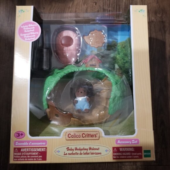 Calico Critters Baby Hedgehog Hideout - Picture 1 of 7